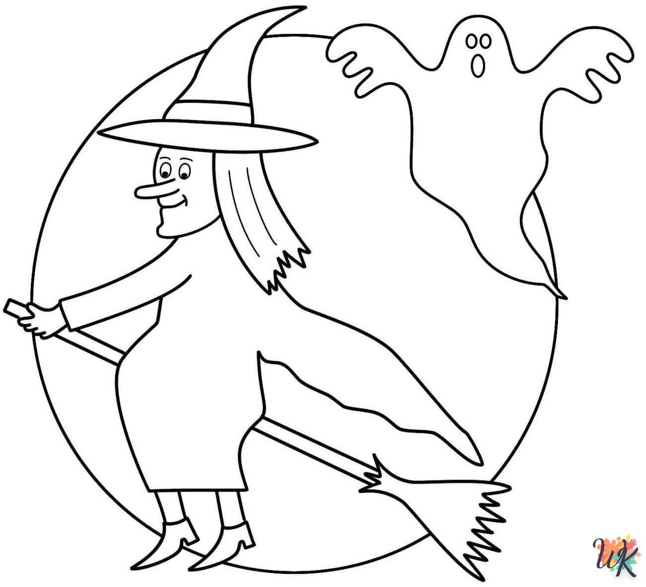 Strega 46 Disegni da Colorare Strega 44
